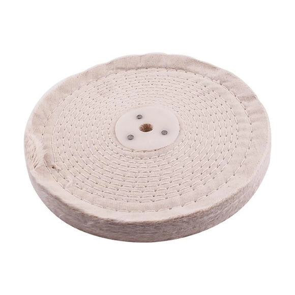 Tork Craft White Buff/Mop StiTChed 200mm X 2 Section 20mm Thick - image 01