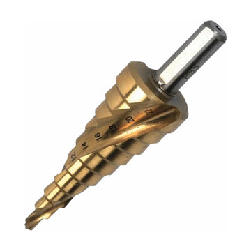 Tork Craft Step Drill Bit HSS 4-22mmx2mm Spiral - image 01