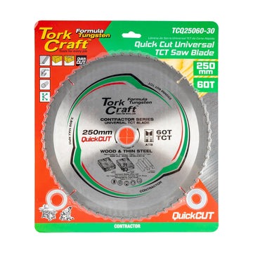 Tork Craft Universal Quick Cut TCT Blade 250x60t 30-20-16 - image 01