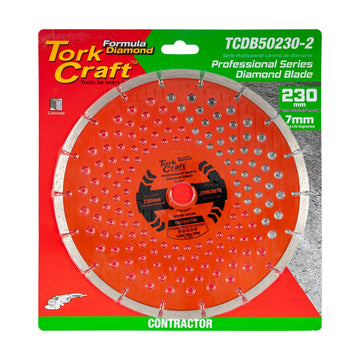 Tork Craft Diamond Blade Multi Purp.segm.230mm Hard & Soft Mat. - image 01