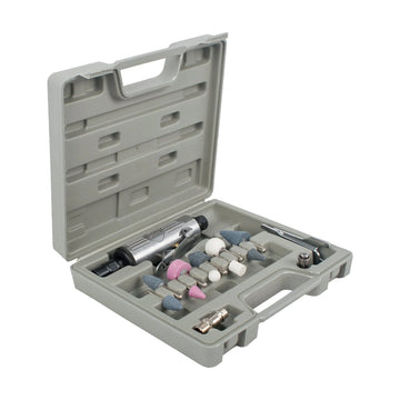 AirCraft Air Die Grinder 6mm14 Piece Kit Blow Mould Case - image 01