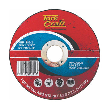 Tork Craft Cutting Disc Steel 125 X 1.6 X 22.2mm - image 01
