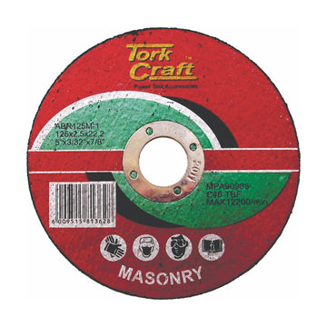 Tork Craft Cutting Disc Masonry 125 X 2.5 X 22.2mm - image 01