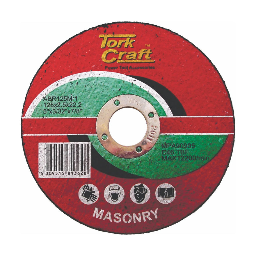 Tork Craft Cutting Disc Masonry 125 X 2.5 X 22.2mm - image 01