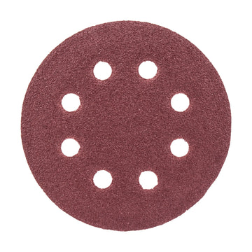 Tork Craft Sanding Disc 115mm 80 Grit With Holes 10 Pack Hook And Loop - image 01