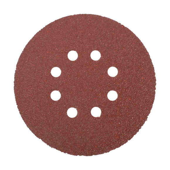 Tork Craft Sanding Disc 150mm 40 Grit With Holes 10 Pack Hook And Loop - image 01