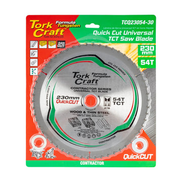 Tork Craft Universal Quick Cut TCT Blade 230x54t 30-20 - image 01