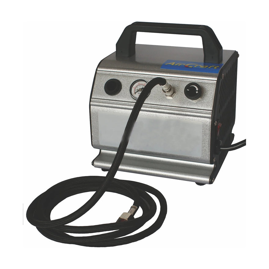 AirCraft Airbrush Comp 1/6 Hp W/Hose & Filter Single Outlet - image 01