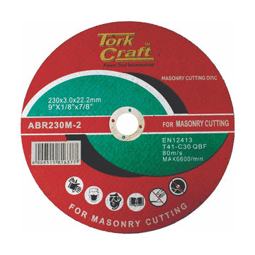 Tork Craft Cutting Disc Masonry 230 X 3.0 X 22.22mm - image 01