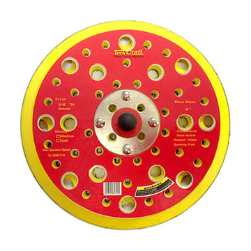 Tork Craft DA Sander Pad 52 Holes 5 16 - 24unf 150mm 6' - image 01