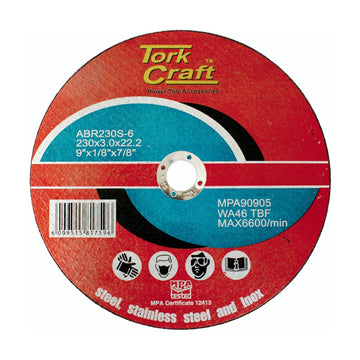 Tork Craft Cutting Disc Steel And Ss 230 X 3.0 22.22mm - image 01