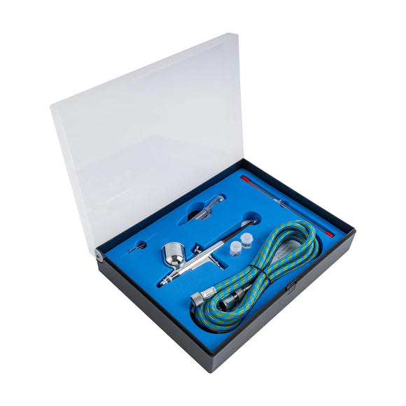 AirCraft Air brush Kit 0.2 0.3 0.5mm Nozzles With 1.8M Air Hose - image 01