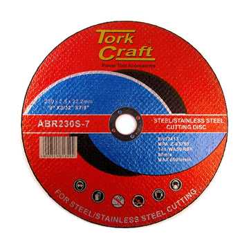 Tork Craft Cutting Disc Steel And Stainless Steel 230 X 2.5 22.22mm - image 01