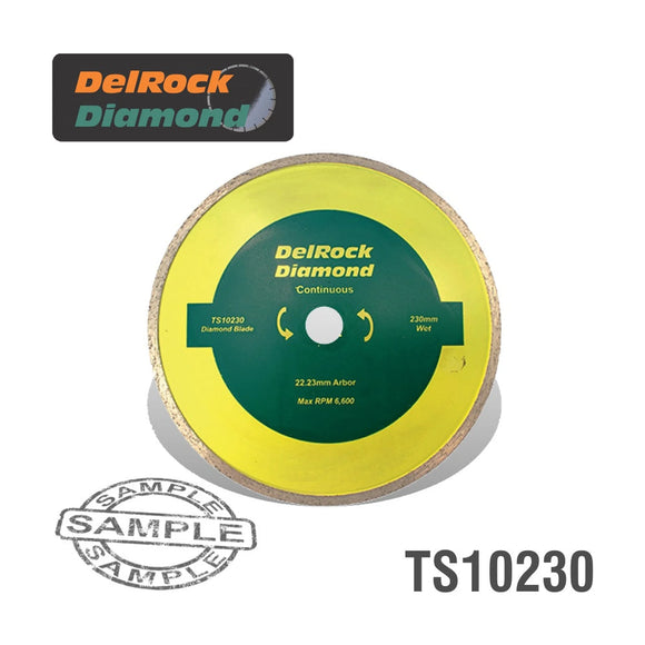 Delrock Diamond Blade 230mm Continuous Rim - image 01
