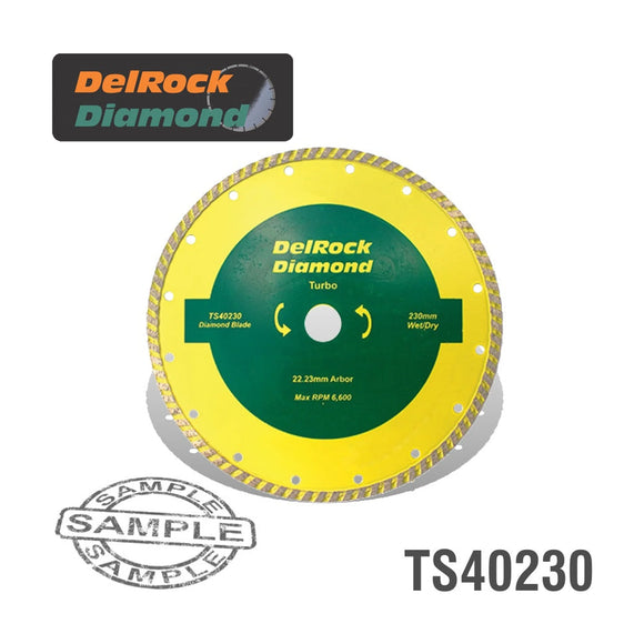 Delrock Diamond Blade 230mm Turbo - image 01