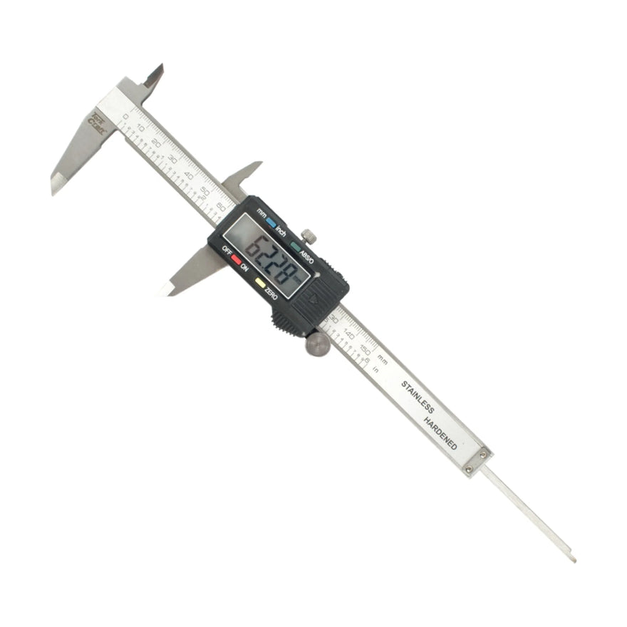 Tork Craft Vernier Digital 4 Key 150mm Stainless Steel 0.01mm Acc. Abs Func. Metric / In - image 01