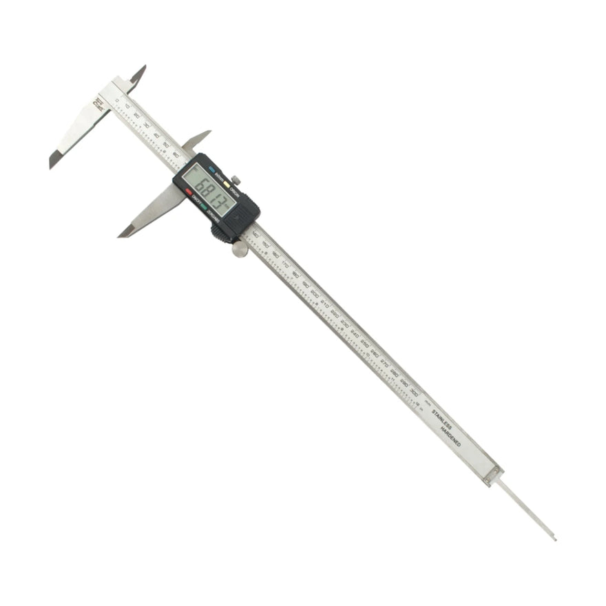 Tork Craft Vernier Digital 4 Key 300mm Stainless Steel 0.01mm Acc. Abs Func. Metric / Inc - image 01