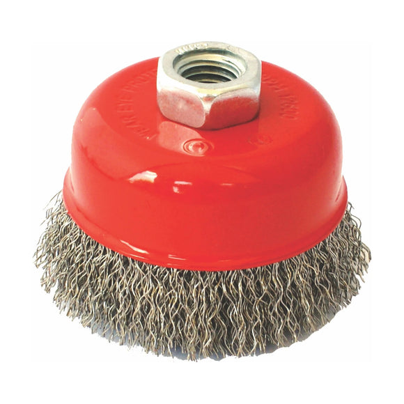 Tork Craft Wire Cup Brush 75 X M14 Crimped Stainless Steel TCW - image 01
