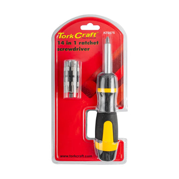 Tork Craft Ratchet Screwdriver 13 In 1 With Insert Bits - image 01