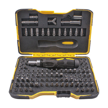 Tork Craft 101pc Screwdriver Insert Bit Set In Storage Case All Bit Types Inclu - image 01