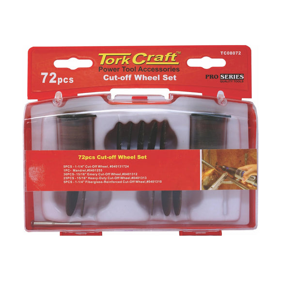 Tork Craft Mini Rotarty Cut-off Wheel Set 72 Pce - image 01