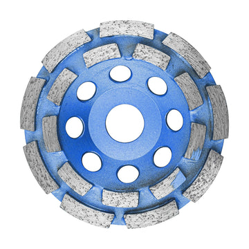 Tork Craft Diamond Cup Wheel 115mm X 22.23mm Dbl Row Laser Welded Industrial - image 01