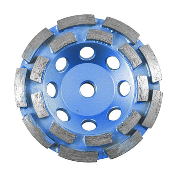 Tork Craft Diamond Cup Wheel 115mm X M14 Dbl Row Laser Welded Industrial - image 01