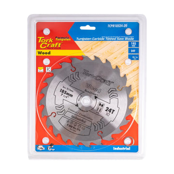 Tork Craft Blade TCT 185 X 24t 20/16 ATB Positive Profesional Industrial - image 01