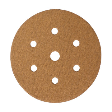 Tork Craft Gold Disc 80 Grit 150mm X 6+1 Holes Hook And Loop (50 Pieces) - image 01