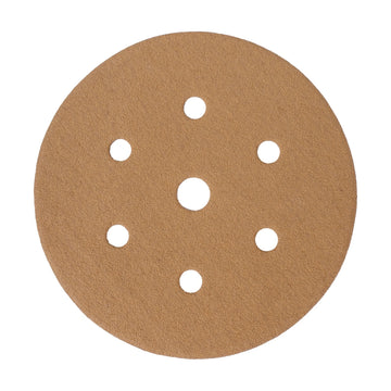 Tork Craft Gold Disc 150 Grit 150mm X 6+1 Holes Hook And Loop (50 Pieces) - image 01