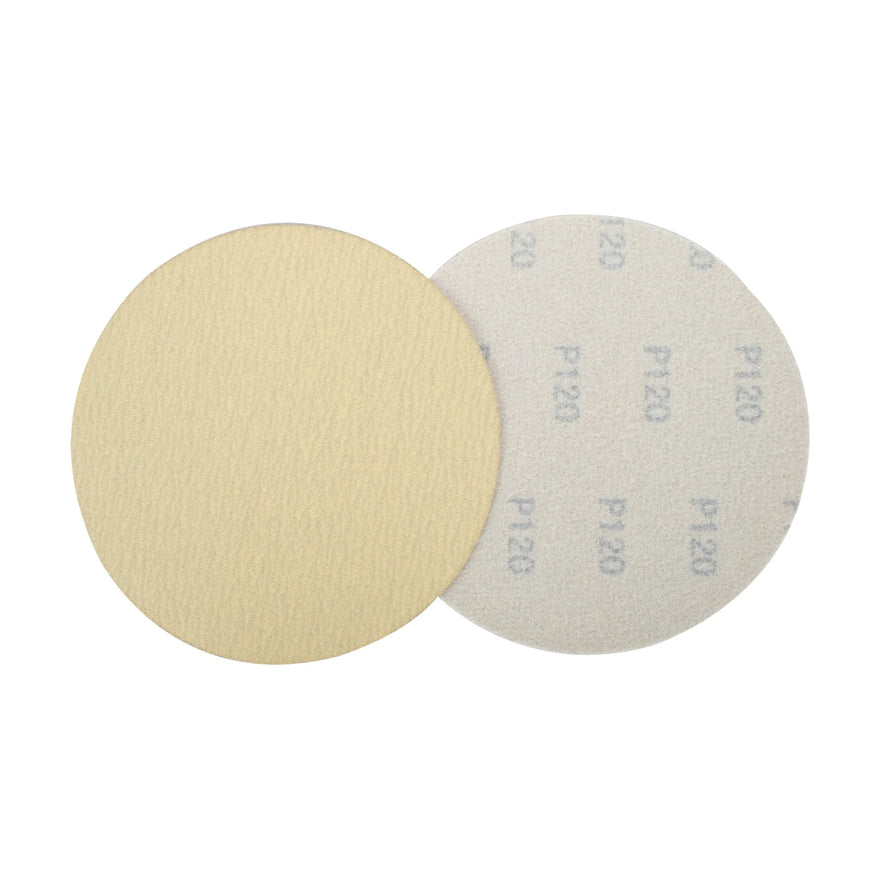 Tork Craft Gold Disc 120 Grit 150mm Without Hole Hook And Loop (50 Pieces) - image 01