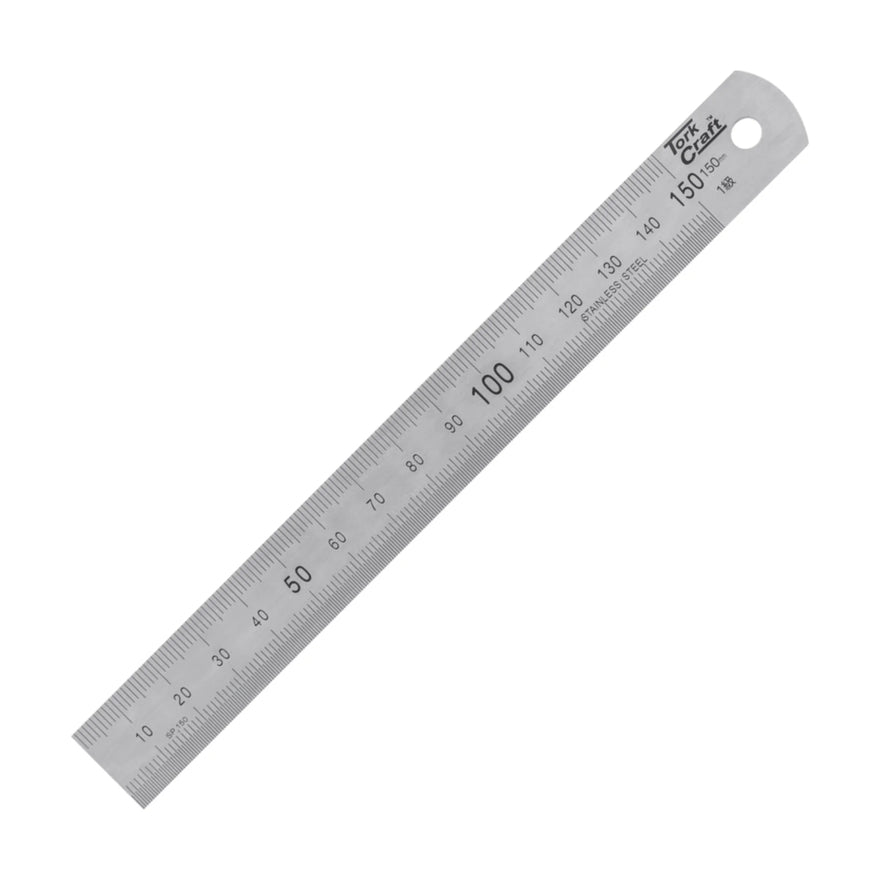 Tork Craft Stainless Steel150x19x0.8mm Ruler - image 01