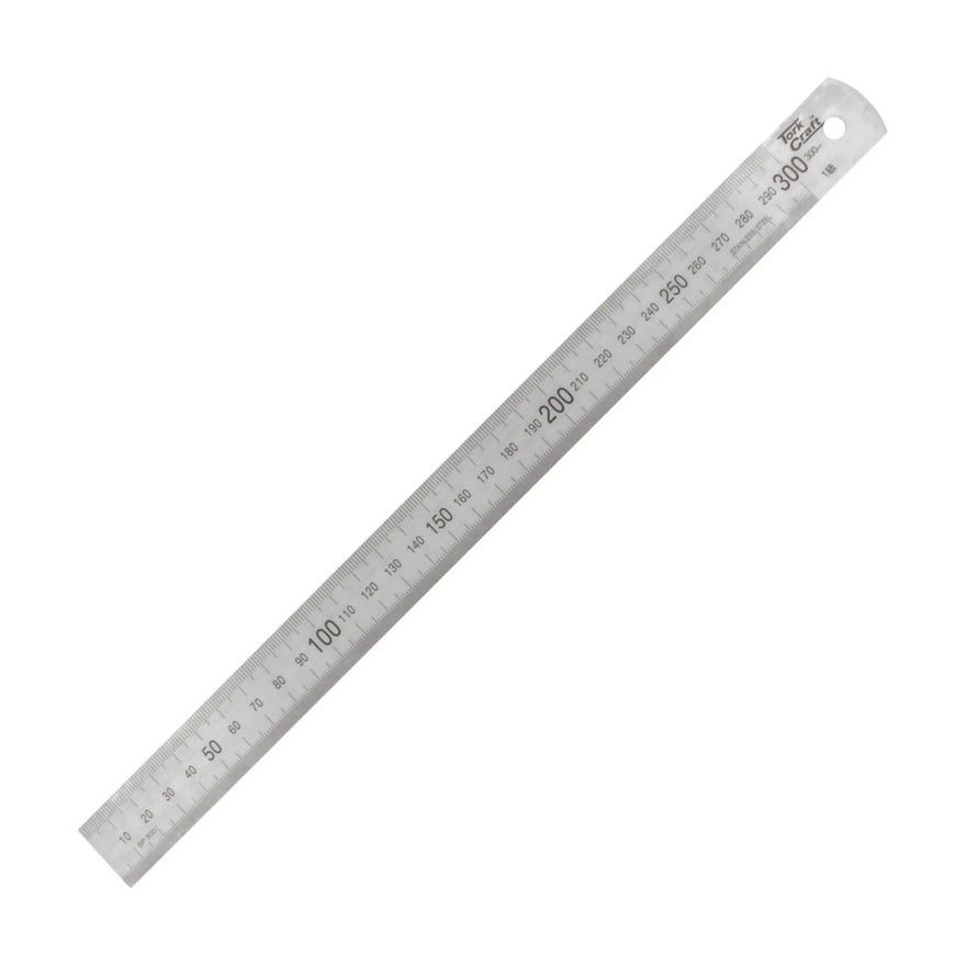 Tork Craft Stainless Steel 300x25x1.0mm Ruler - image 01