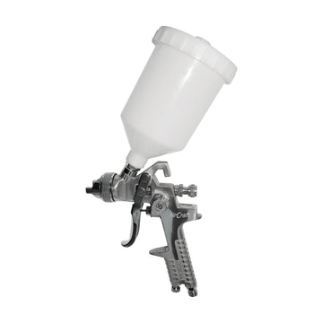 AirCraft Spray Gun HVLP 1.7mm Nozzle 600cc Plastic Cup - image 01