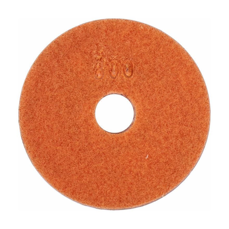 Tork Craft 100mm Diamond Wet Polishing Pad 300 Grit Orange - image 01