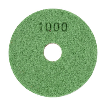 Tork Craft 100mm Diamond Wet Polishing Pad 1000 Grit Dark Green - image 01