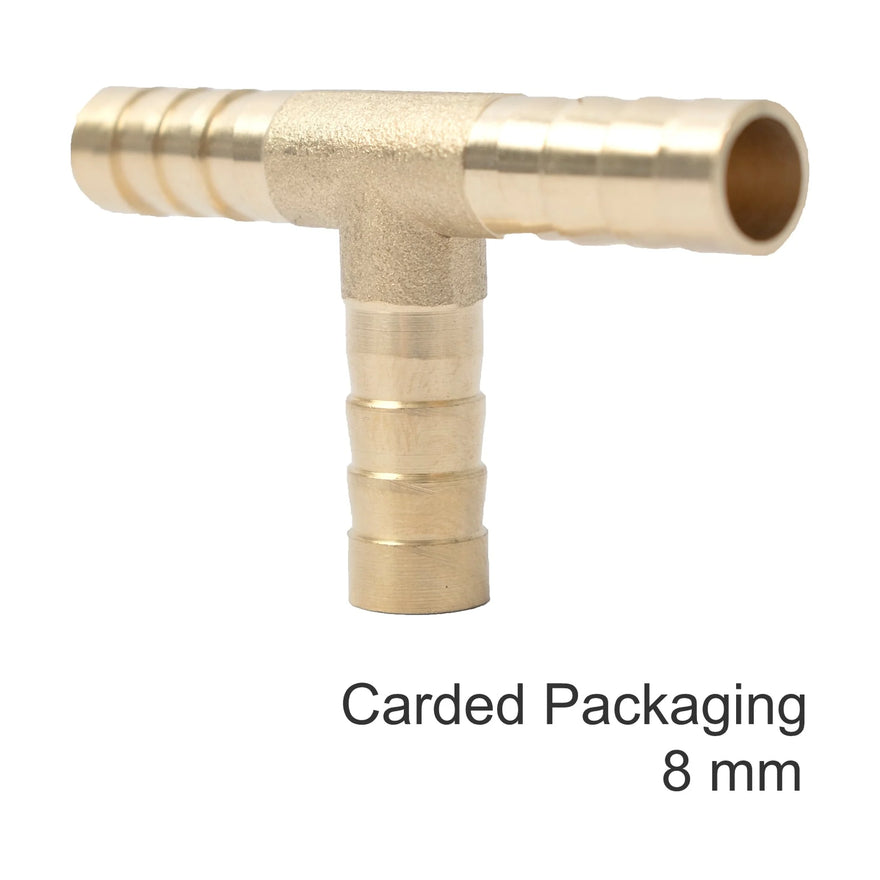 AirCraft T Type Hose Connector 8mm1Pce Blister - image 01