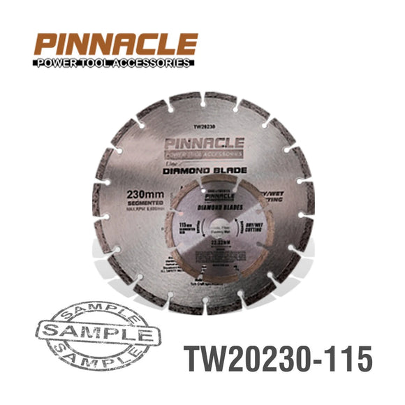 Pinnacle Segmented Diamond Blade Combo 230mm + 115mm - image 01
