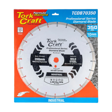 Tork Craft Diamond Blade Segmented 350x25.4 Metal Cutting - image 01
