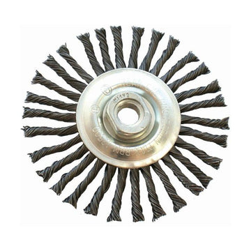 Tork Craft Wire Wheel Brush Single Section Twisted Stinger 115mmxm14 Blister - image 01