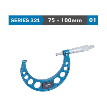 Accud Outside Micrometer 75-100mm 0.005mm Accuracy 0.01mm Graduation - image 01