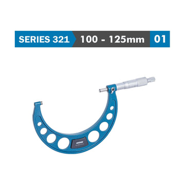 Accud Outside Micrometer 100-125mm 0.006mm Accuracy 0.01mm Graduation - image 01