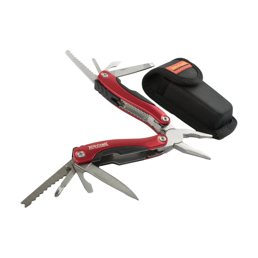 Tork Craft Multitool Red With Nylon Pouch In Blister - image 01