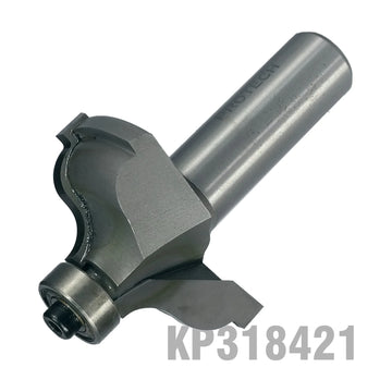 Pro-Tech Quirk Topped Ogee 1/5/8' x 11/16'Radius 1/4' 1/2' Shank – Router Bit - image 01