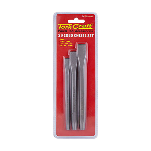 Tork Craft Tork Craft Cold Chisel 3pc - image 01