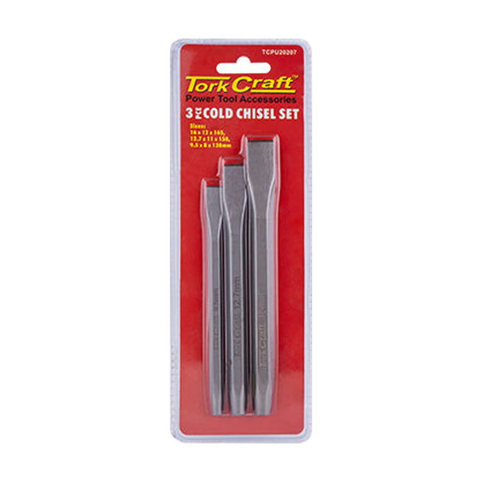 Tork Craft Tork Craft Cold Chisel 3pc - image 01