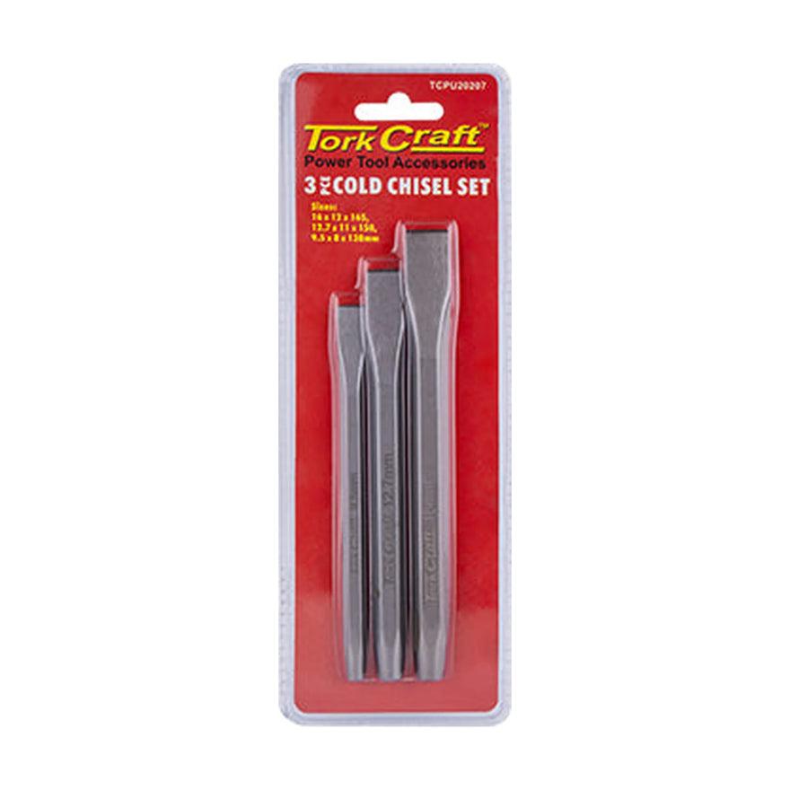 Tork Craft Tork Craft Cold Chisel 3pc - image 01