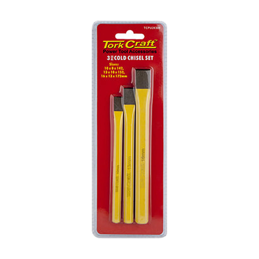 Tork Craft Tork Craft Cold Chisel Set 3pc - image 01