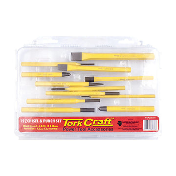 Tork Craft Tork Craft Chisel And Punch Set 12pc - image 01