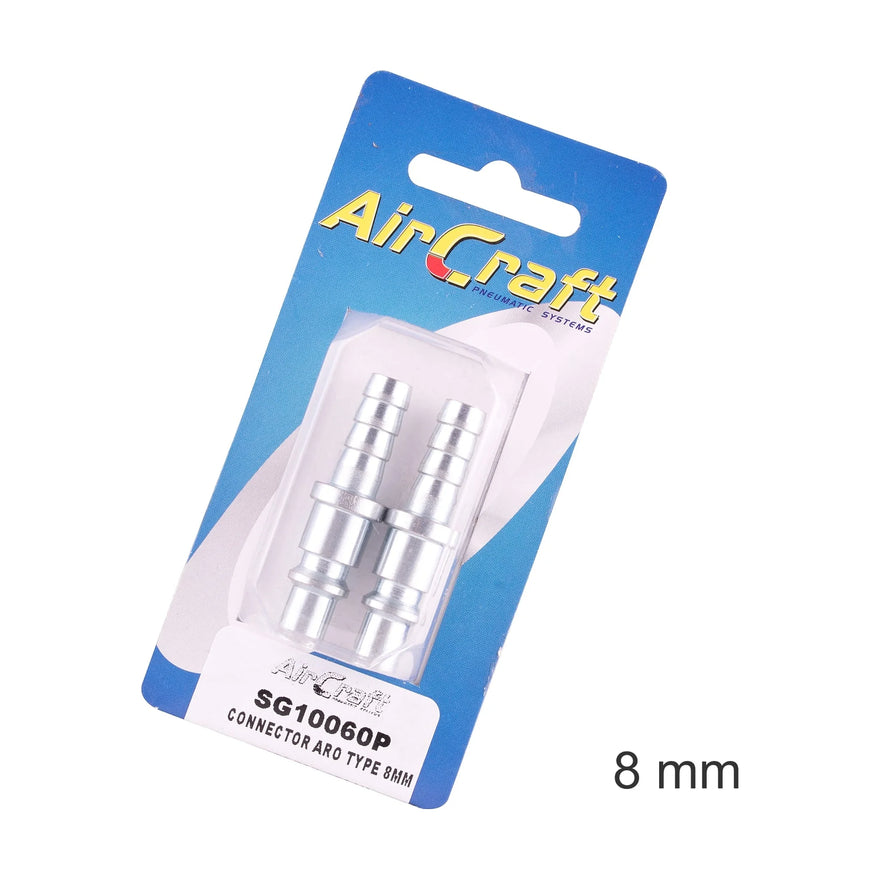 AirCraft Connector ARO Type 8mm Hosetail 2Pack - image 01
